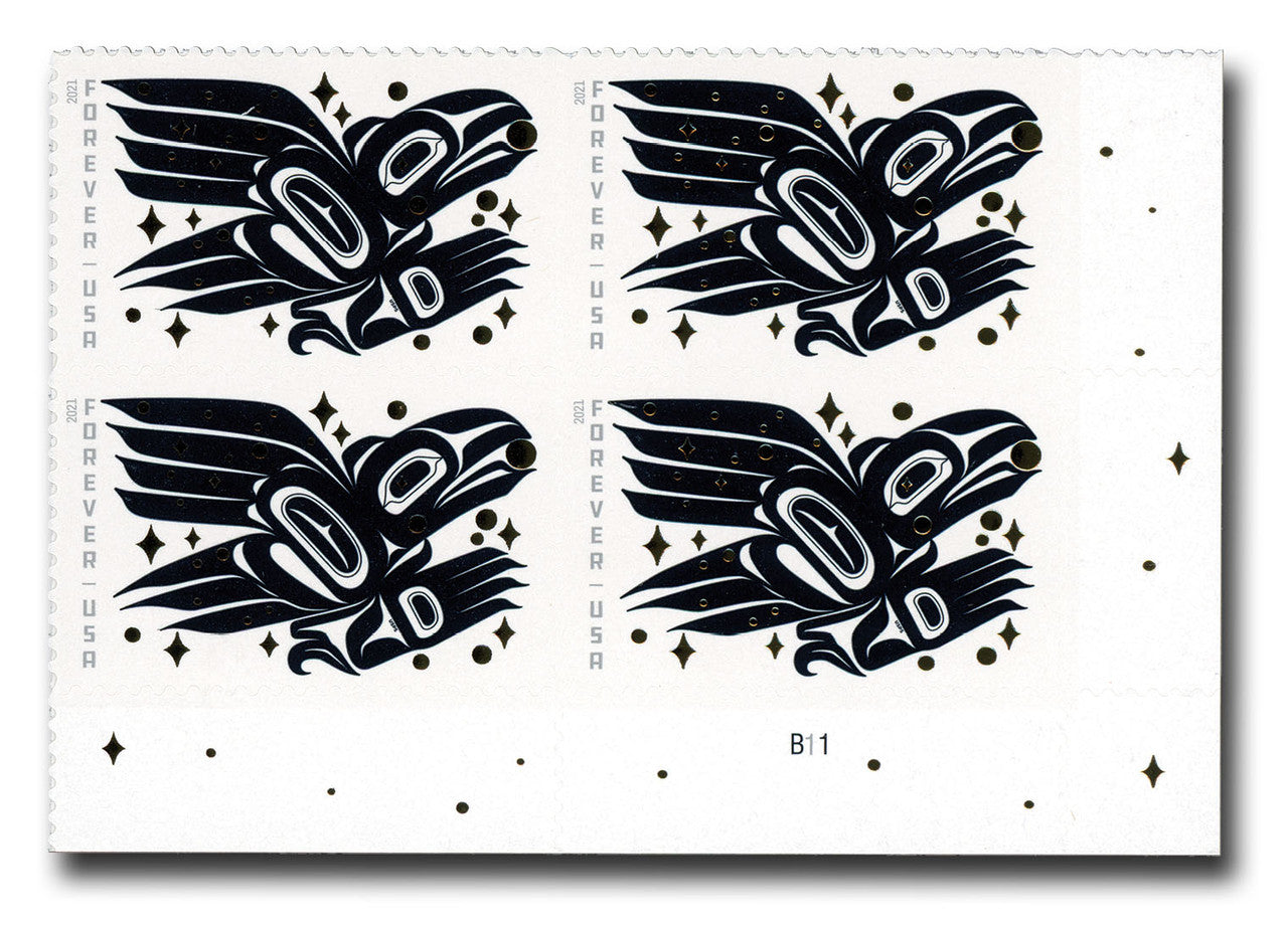 Forever Stamps 2021 Raven Story – Cultural Heritage, First-Class Postage