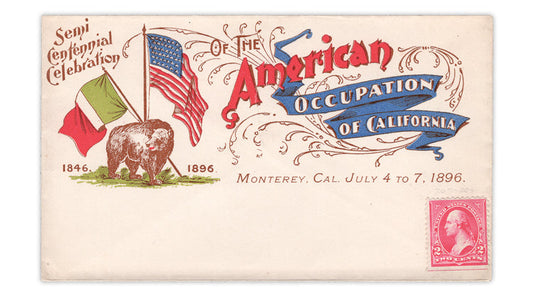 1894 cover harkens to California before 1850 statehood