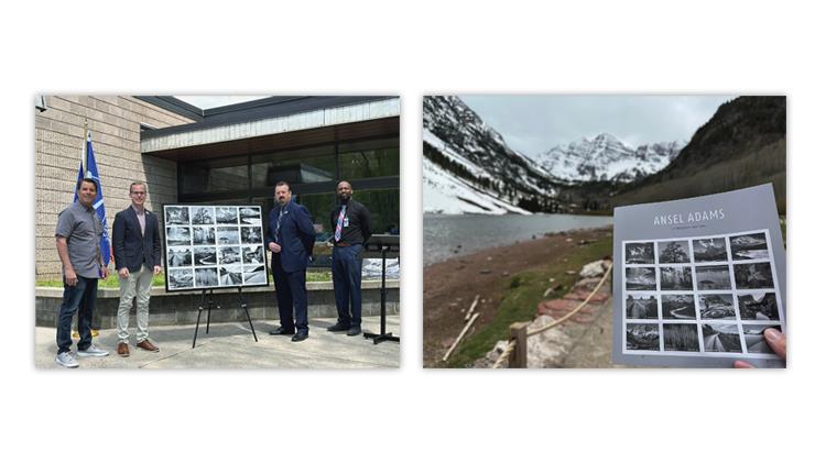 Ansel Adams stamps first-day and dedication events