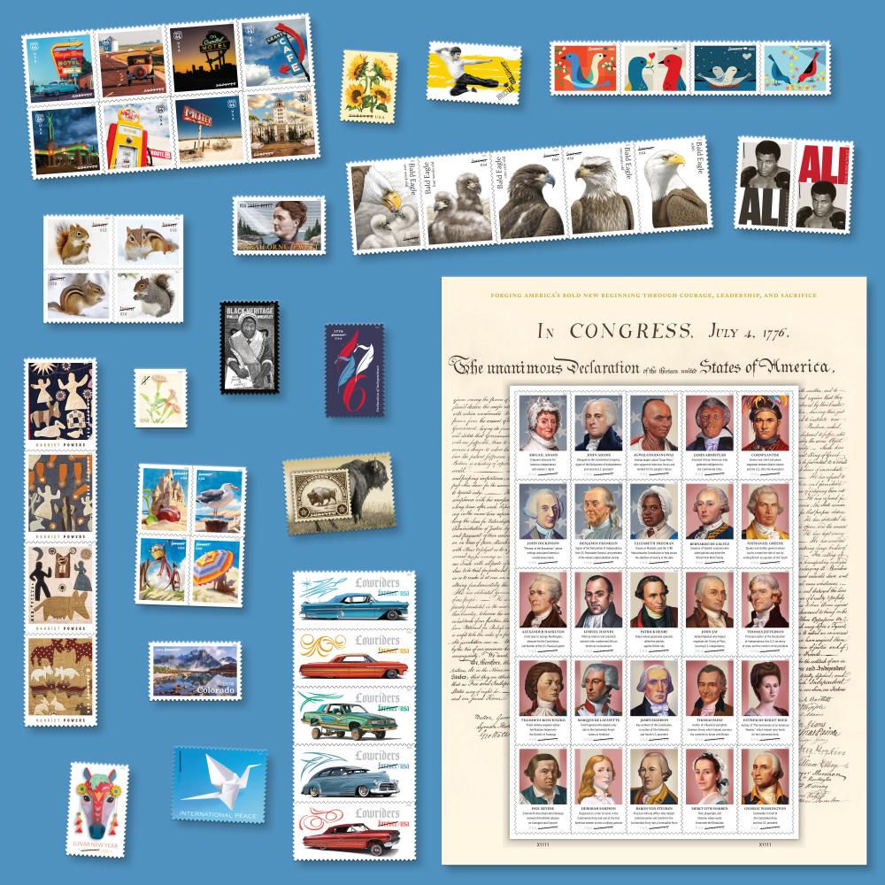 Postal Service Announces 19 New Issuances for 2026