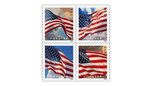 New Flags definitive stamps debut June 14 at Mount Rushmore event