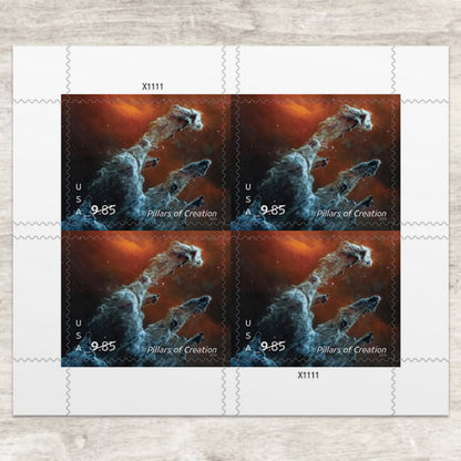 NOT Forever Stamp – Priority Mail Express Stamps 2023 Pillars of Creation – Deep Space, $9.85 Postage