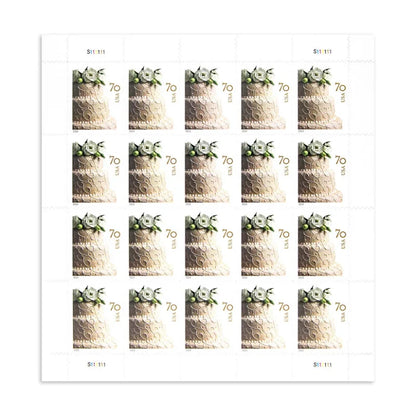 NOT Forever Stamp-First Class Stamps 2014 Wedding Cake – Wedding Invitation, 70¢ Postage