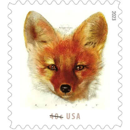 NOT Forever Stamp-40¢ Stamps 2023 Red Fox – Wildlife Series, First-Class Rate