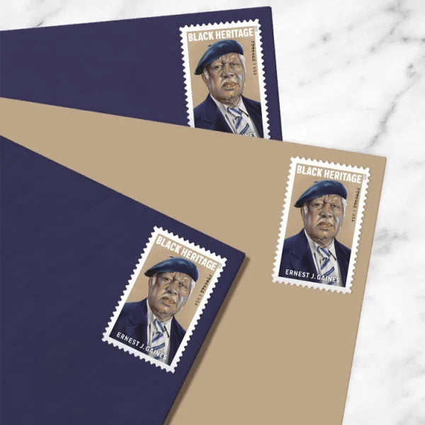 Forever Stamps 2023 Ernest J. Gaines – Black Heritage Series, Commemorative Issue, First-Class Postage