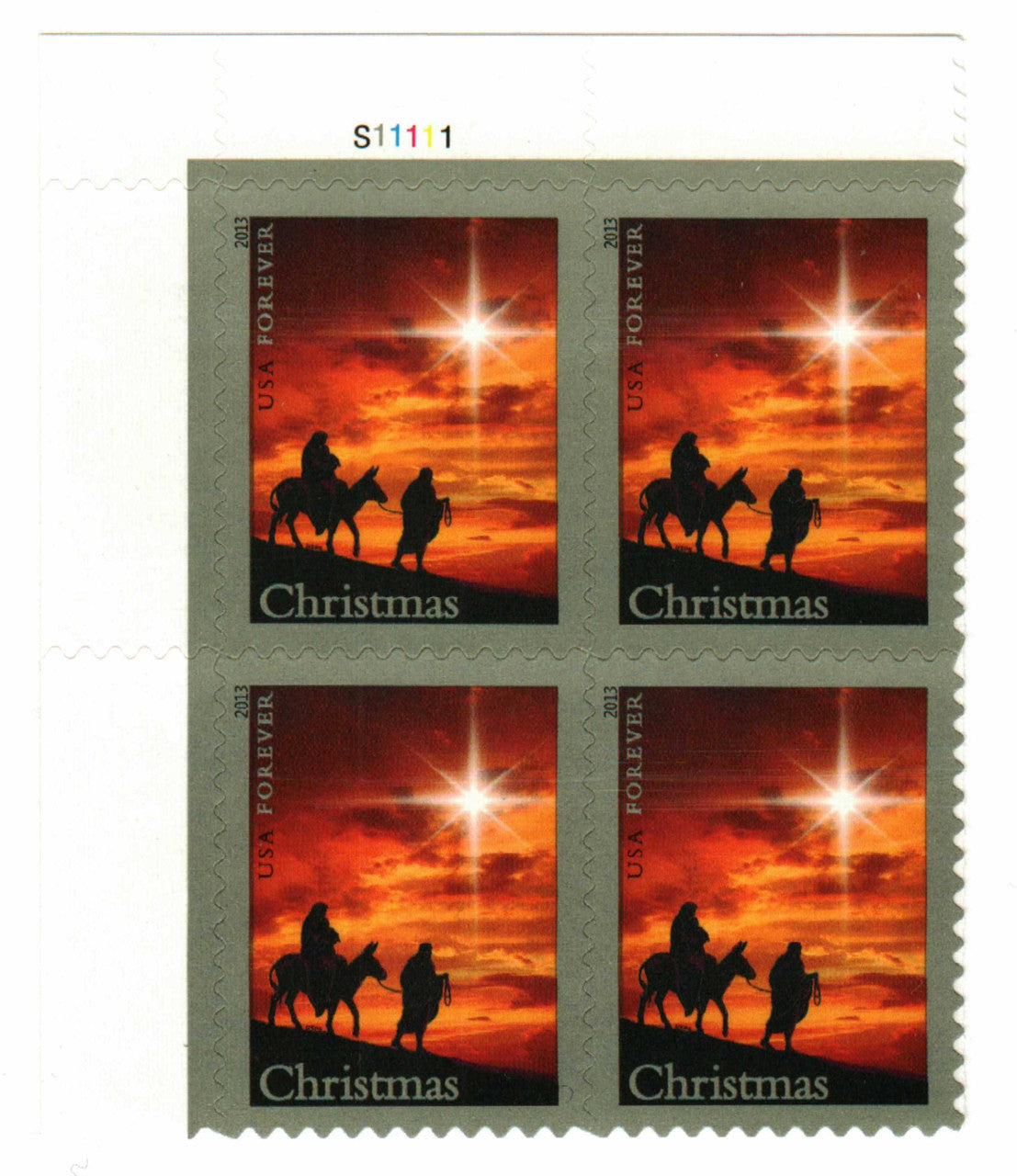 Forever Stamps 2013 Holy Family – Religious Christmas Scene, First-Class Postage