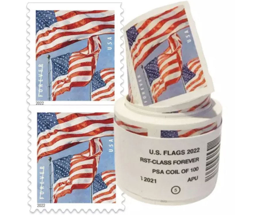 Highly Recommended: $149 for 10 Rolls(1000pcs) – 2017/2023/2024/2025 Flag