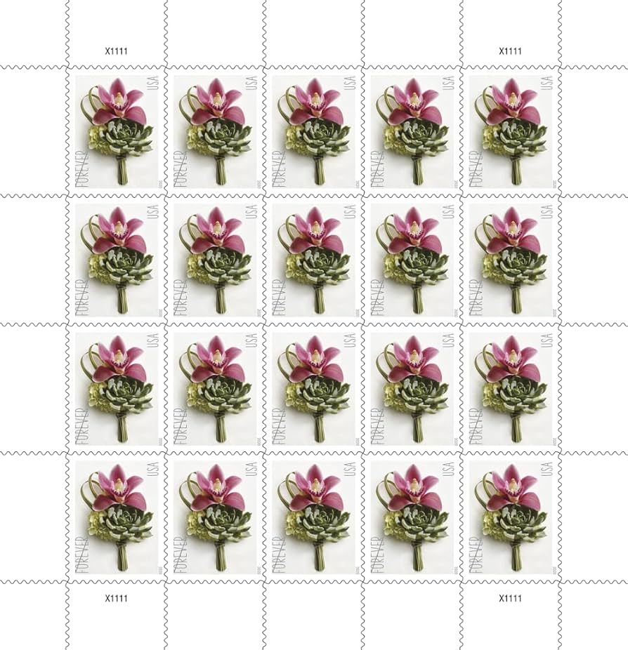 Forever Stamps 2020 Contemporary Boutonniere, First-Class Postage