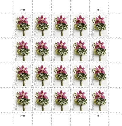 Forever Stamps 2020 Contemporary Boutonniere, First-Class Postage