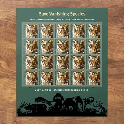 NOT Forever Stamp-85¢ Save Vanishing Species Stamps 2011 – Conservation Cause, First-Class Rate