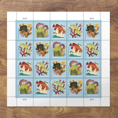 Postcard Rate Stamps 2019 Coral Reefs – Marine Life Series, Postcard Rate