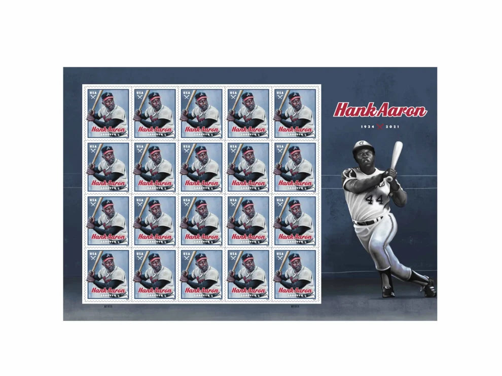 Forever Stamps 2024 Hank Aaron – Commemorative Issue, First-Class Postage