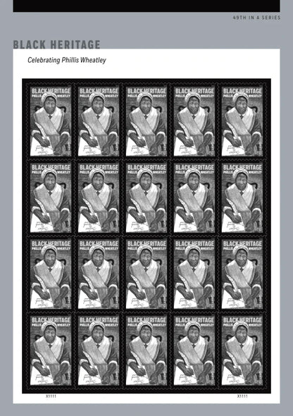Forever Stamps 2026 Phillis Wheatley – Black Heritage Series, First-Class Postage