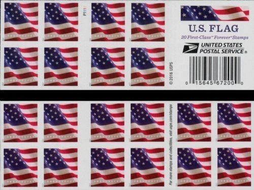 Forever Stamps 2017 U.S. Flag – Patriotic Symbol, First-Class Postage