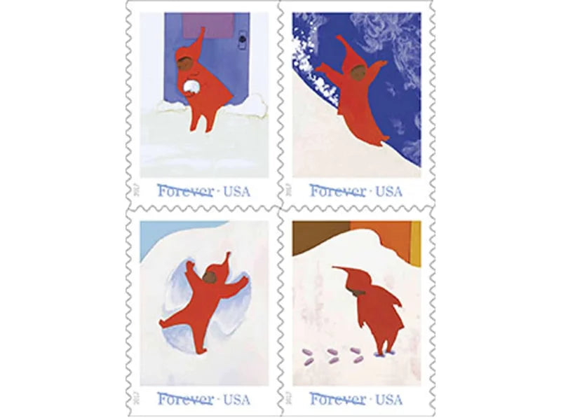 Forever Stamps 2017 The Snowy Day – Winter Wonderland, First-Class Postage