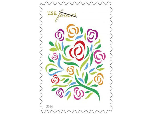 Forever Stamps 2014 Where Dreams Blossom – Wedding Invitation, First-Class Postage