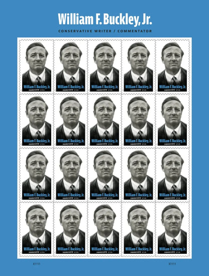 Forever Stamps 2025 William F. Buckley Jr. – Commemorative Issue, First-Class Postage